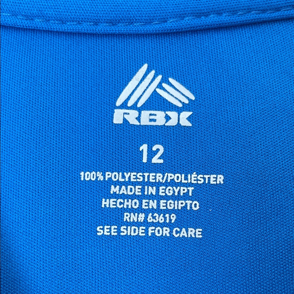 Kids Blue Baseball Graphic T-Shirt - Picture 5 of 5